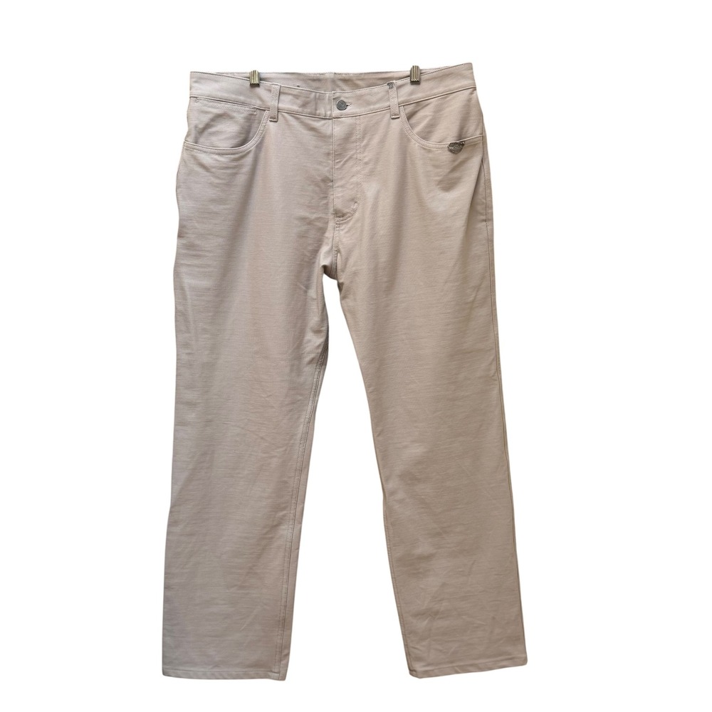 NEW Lululemon Pants Mens 36 Tan ABC Pant Slim 5 Pocket Warpstreme Khaki Casual